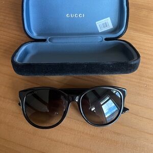 Gucci Black Cat Eye Sunglasses
